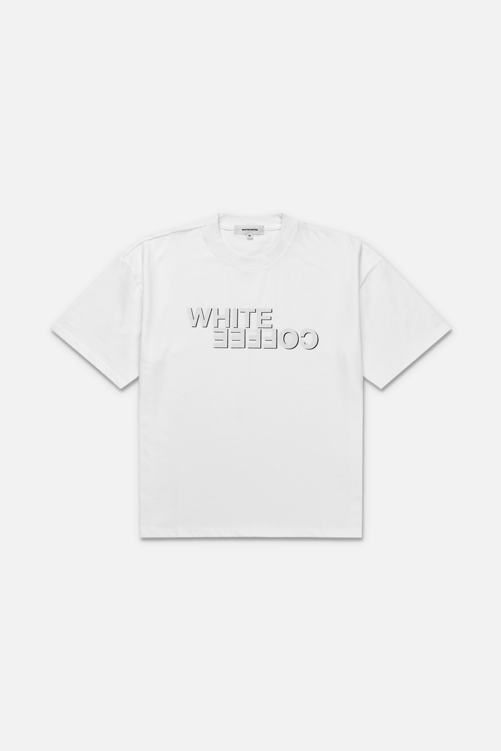 3D essentials t-shirt (White) - WHITE COFFEE