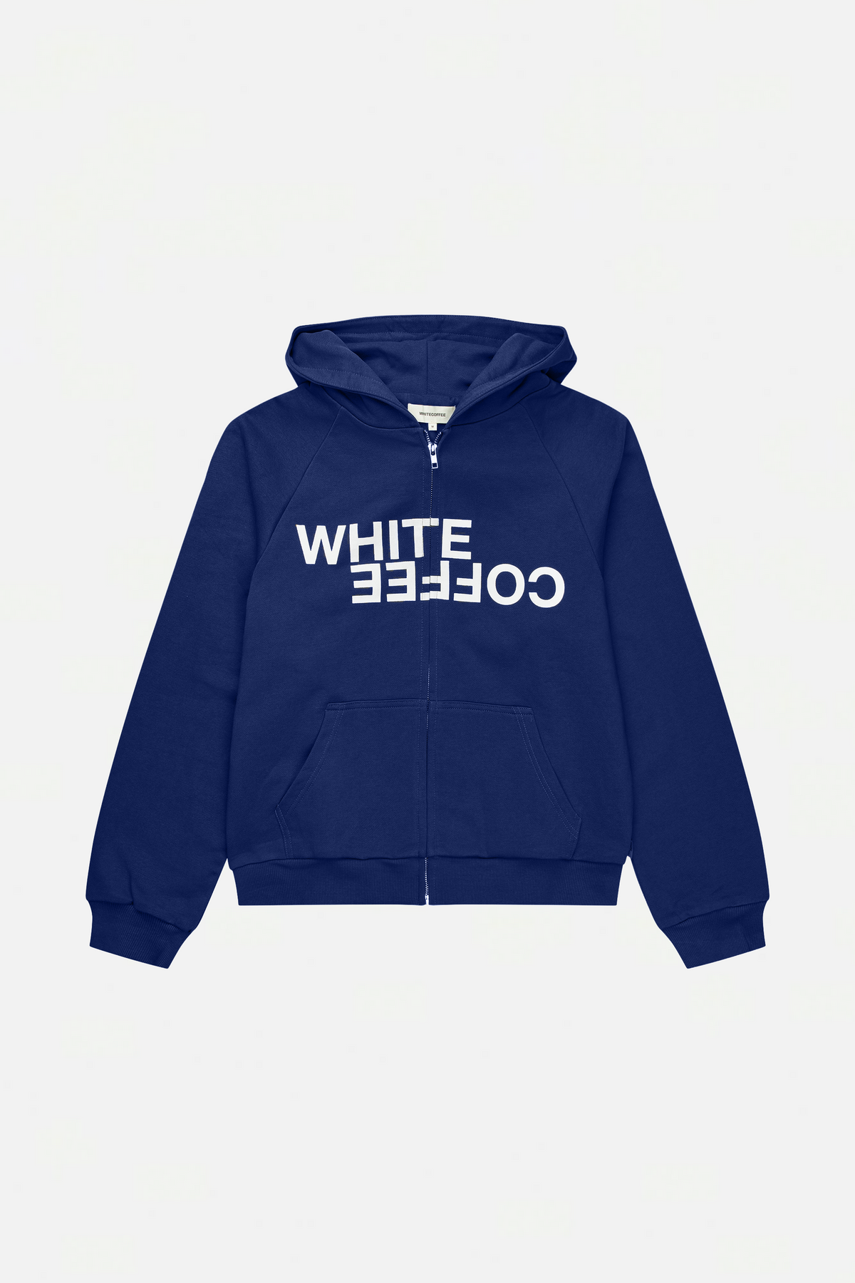 Double layer zip hoodie (Navy)