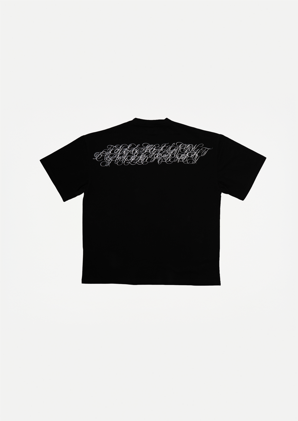 Script t-shirt (Black)