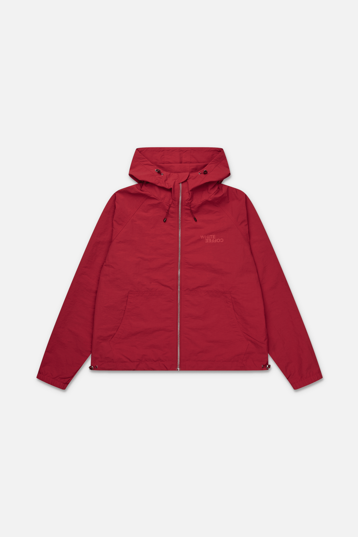 Back stretch windbreaker (Bordeaux) - WHITE COFFEE