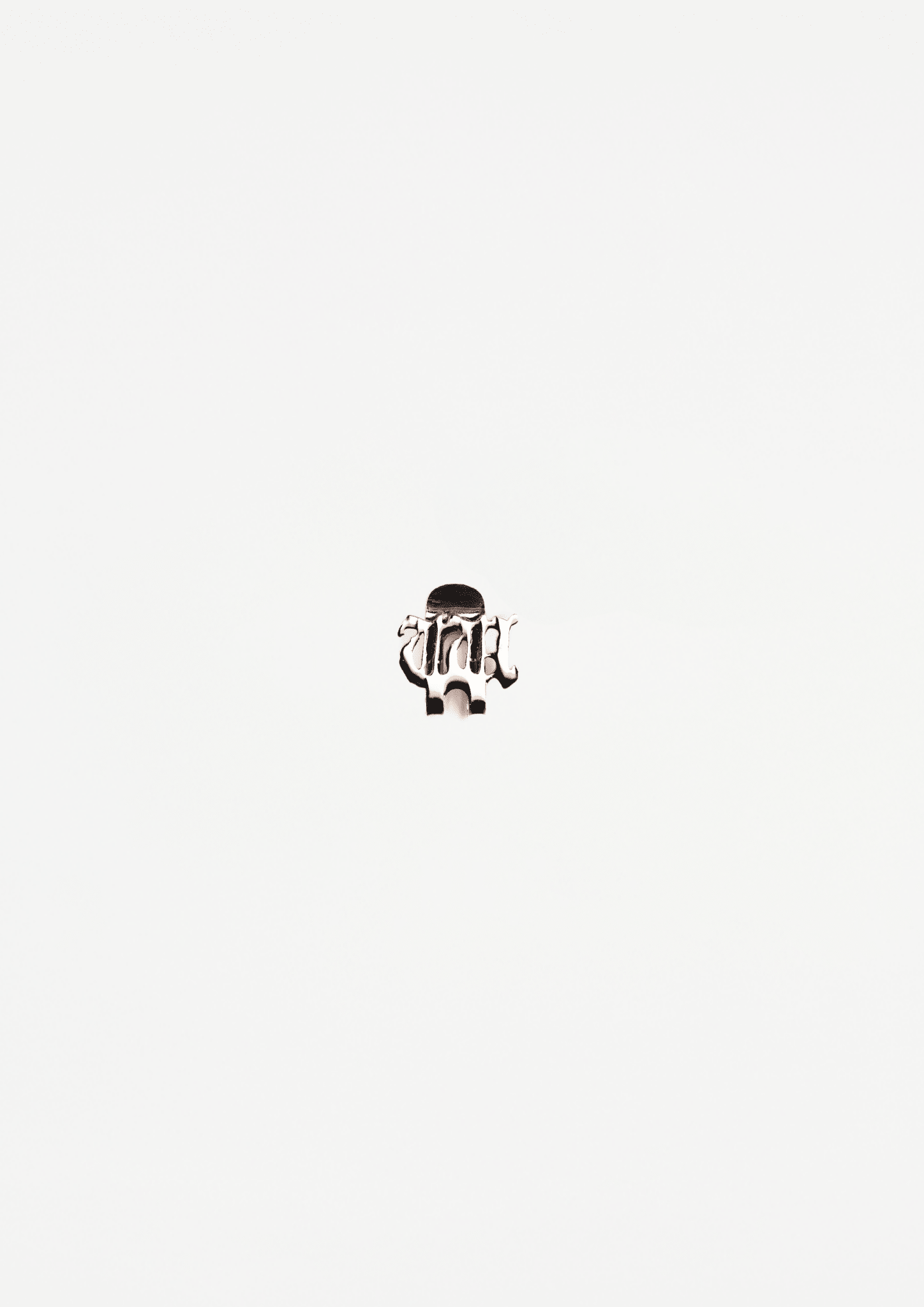 Cap pin - White Coffee