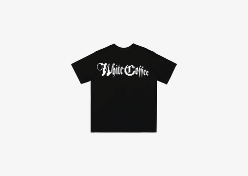 Digital logo T-Shirt (Black/White) - White Coffee