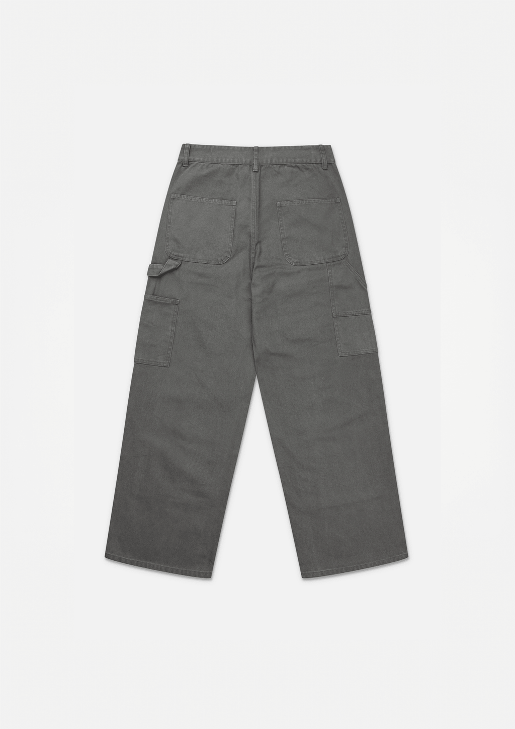 Double knee canvas pants (Dusty green) - WHITE COFFEE