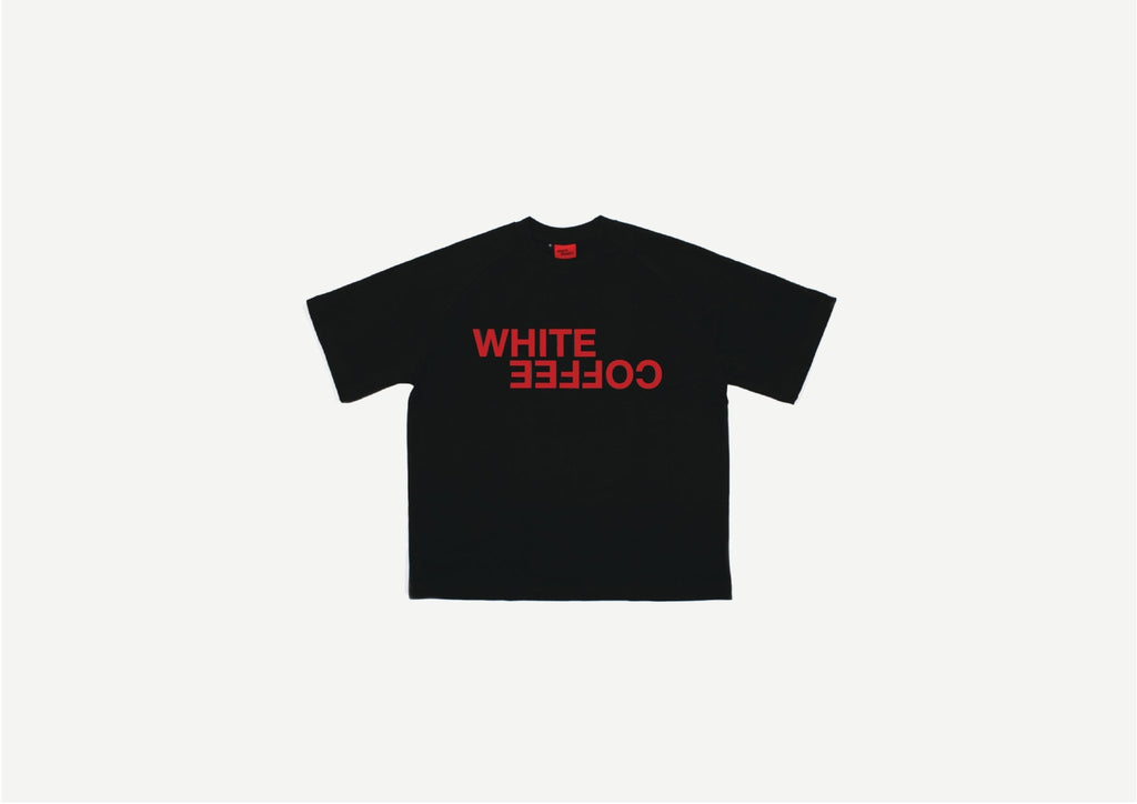 Essential T-Shirt (Black/Red) - White Coffee