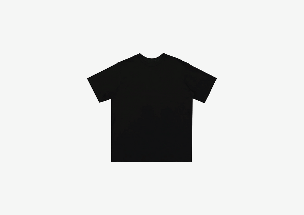 Front stretch T-Shirt (Black/Black) - White Coffee