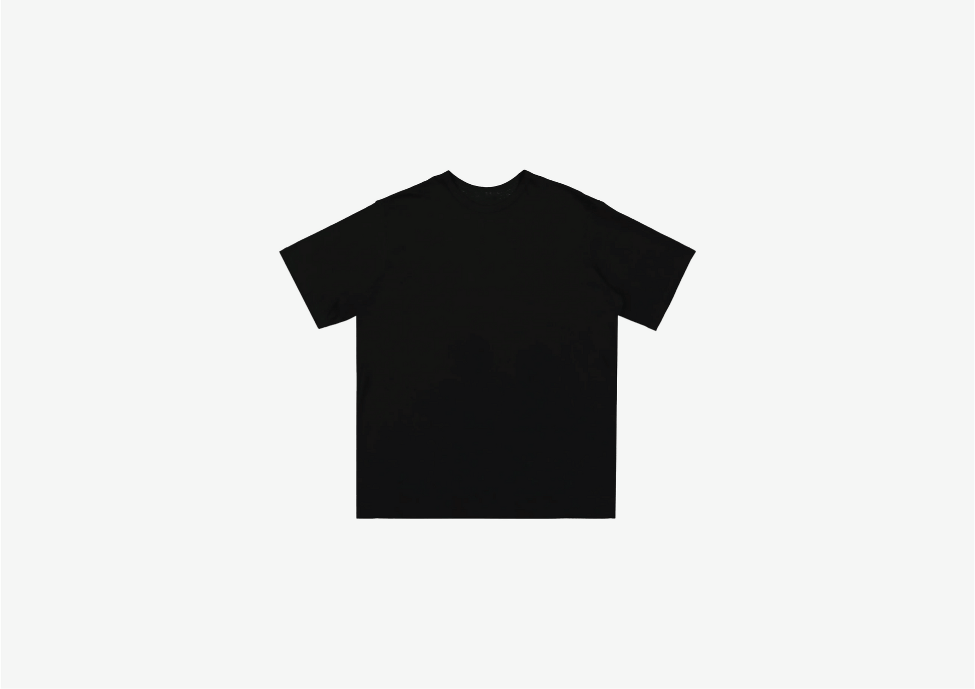 Front stretch T-Shirt (Black/Black) - White Coffee