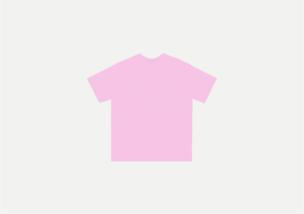 Front stretch T-Shirt (Pink/Chrome) - White Coffee