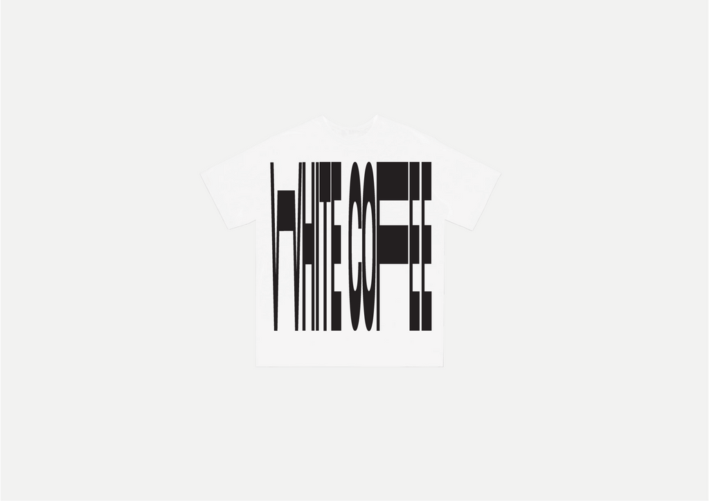 Front stretch T-Shirt (White) - White Coffee