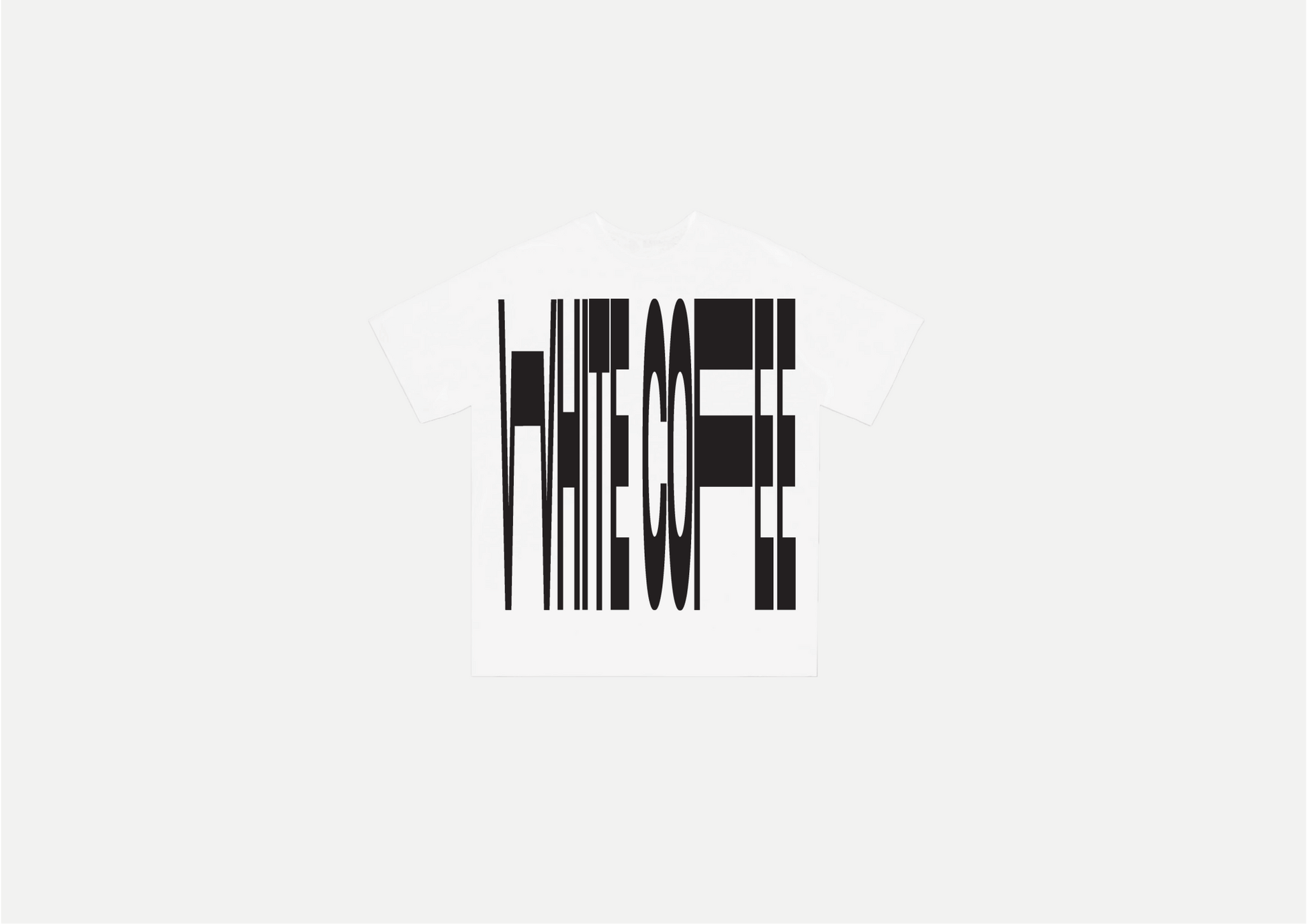 Front stretch T-Shirt (White) - White Coffee