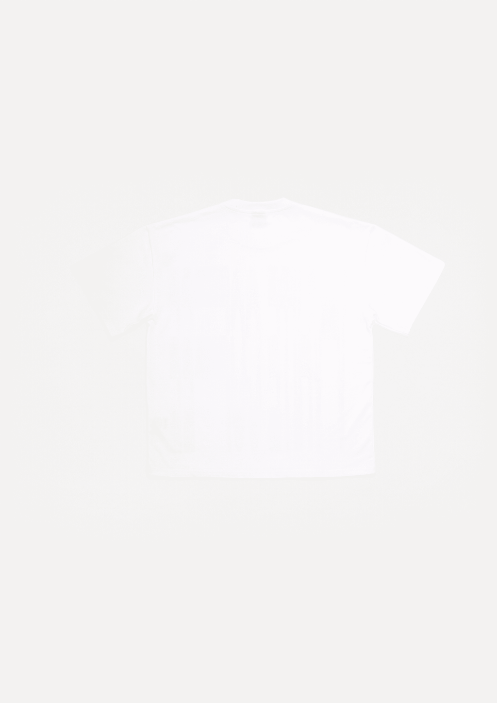 Front stretch T-Shirt (White/Chrome) - White Coffee