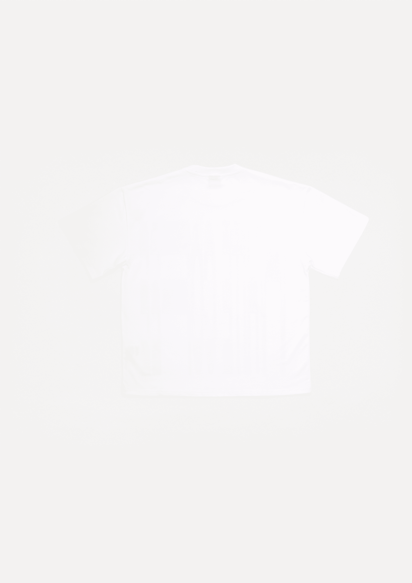 Front stretch T-Shirt (White/Chrome) - White Coffee