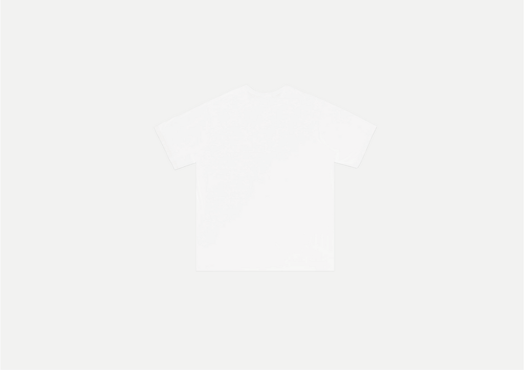 Front stretch T-Shirt (White/Chrome) - White Coffee