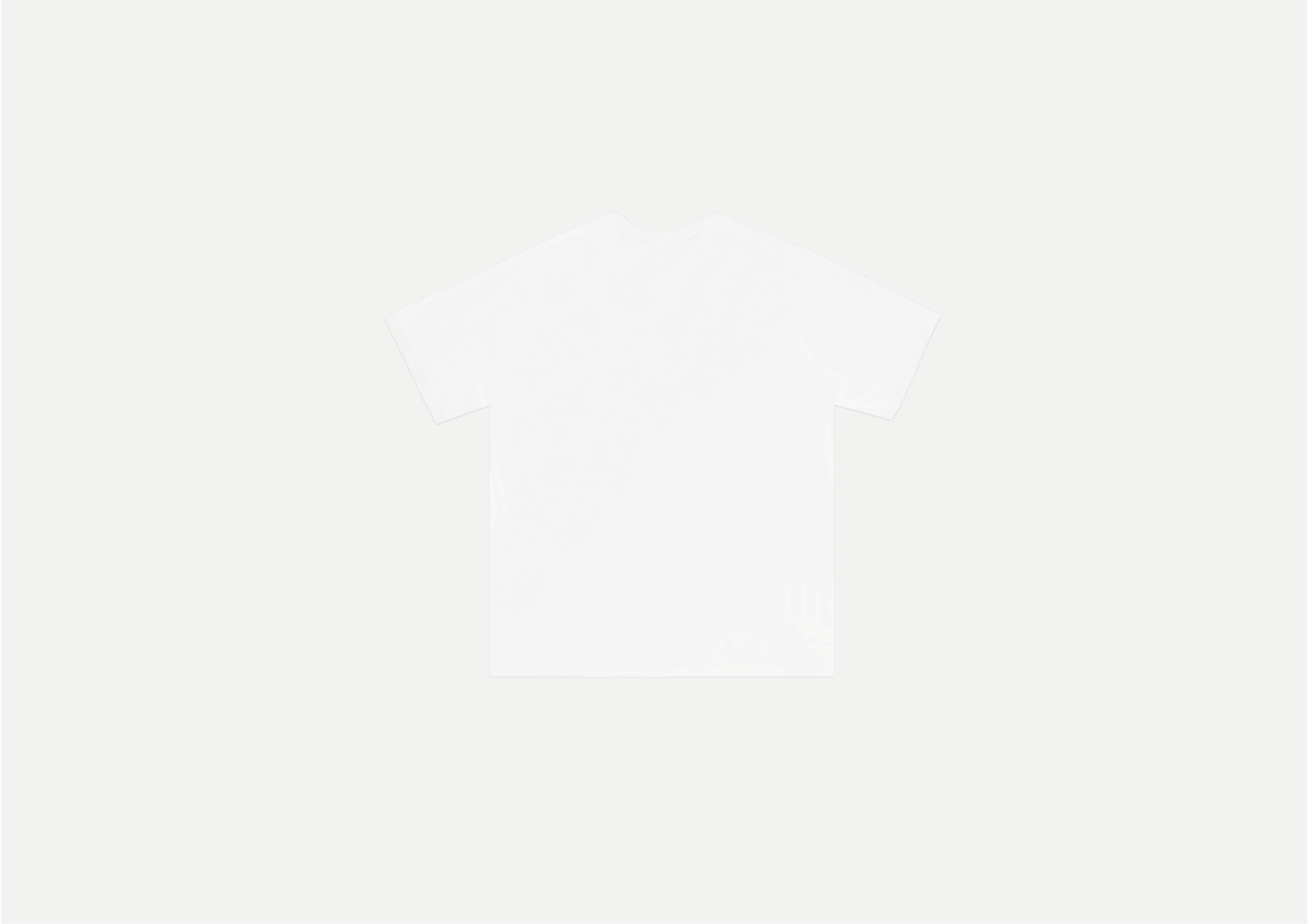Front stretch T-Shirt (White/Chrome) - White Coffee