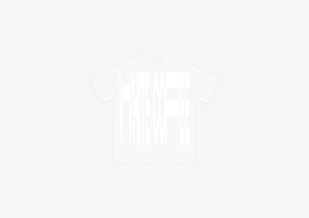 Front stretch T-Shirt (White/White) - White Coffee