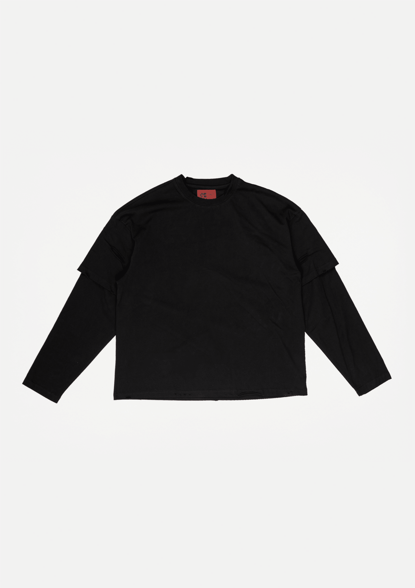Hybrid longsleeve t-shirt (Black) - White Coffee