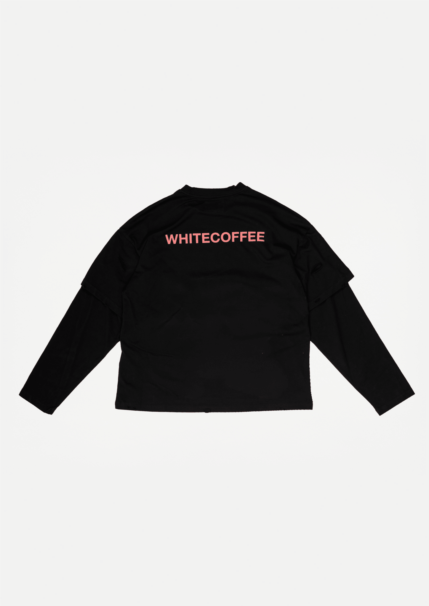 Hybrid longsleeve t-shirt (Black) - White Coffee