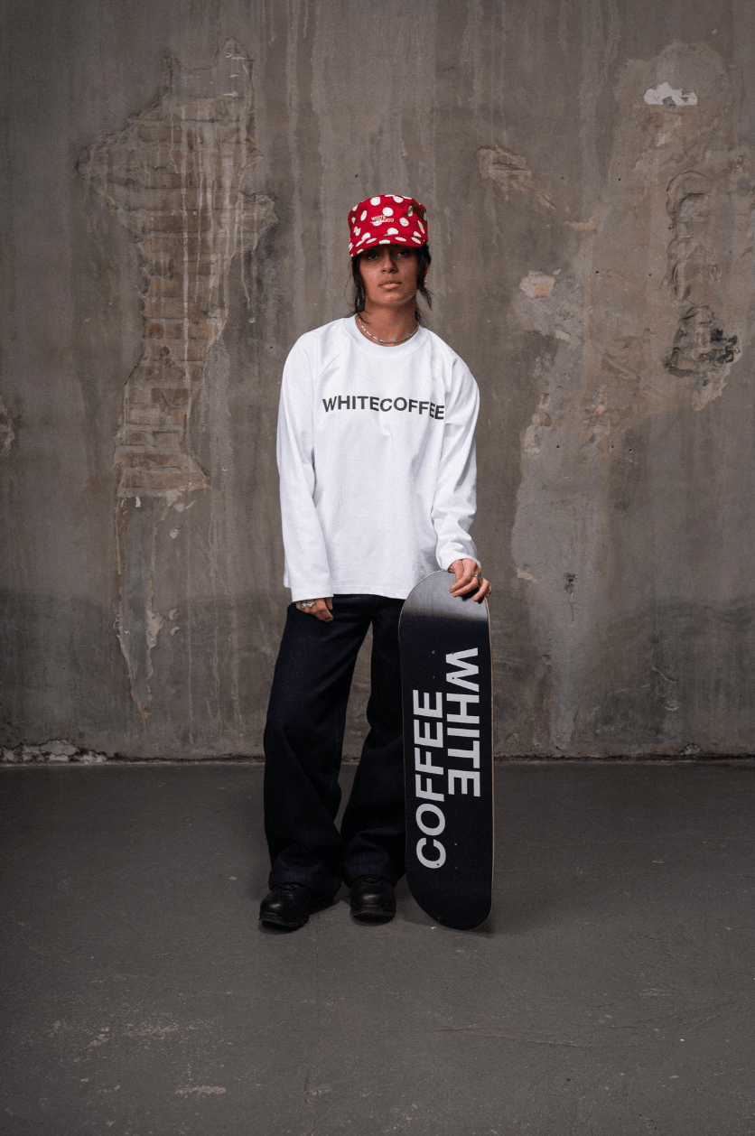 Logo Deck (Black) - White Coffee