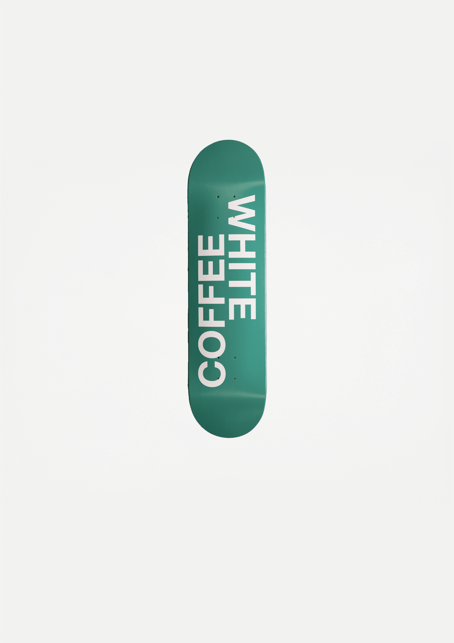Logo Deck (Green) - White Coffee