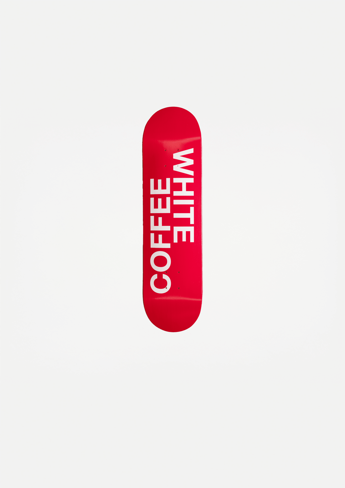 Logo Deck (Red) - White Coffee