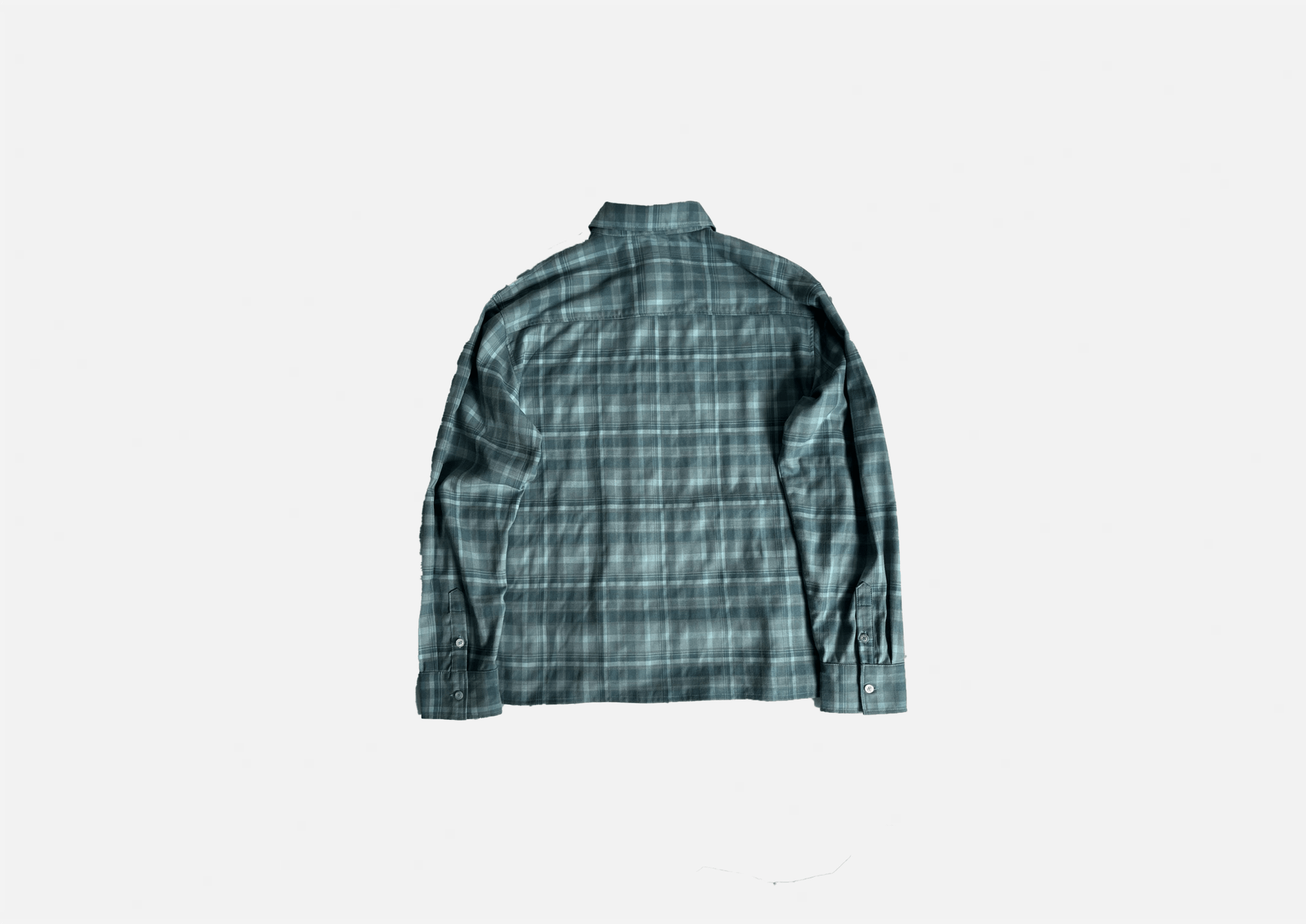Logo Flannel Shirt (Blue) - White Coffee