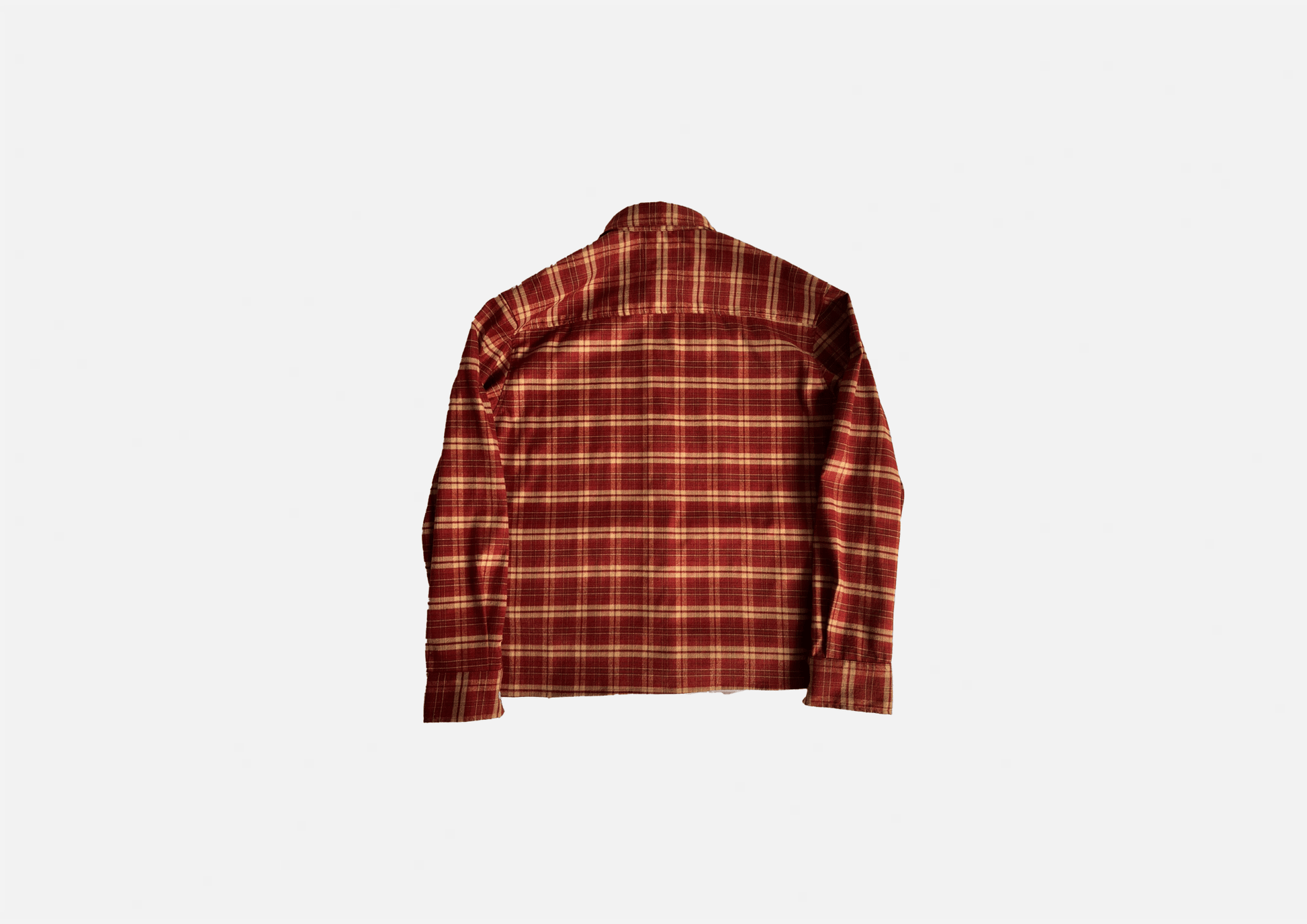 Logo Flannel Shirt (Red) - White Coffee