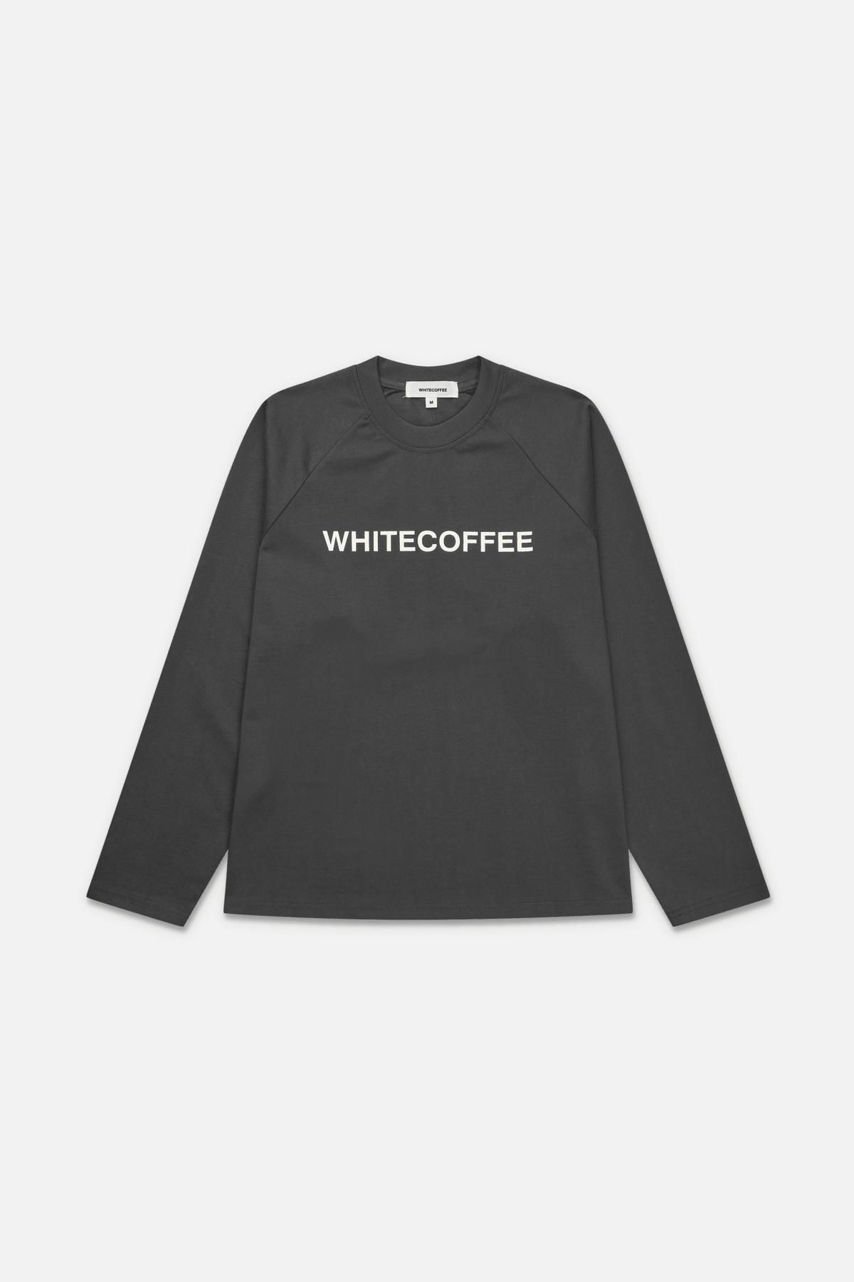 Longsleeve raglan t-shirt (Dusty grey) - WHITE COFFEE