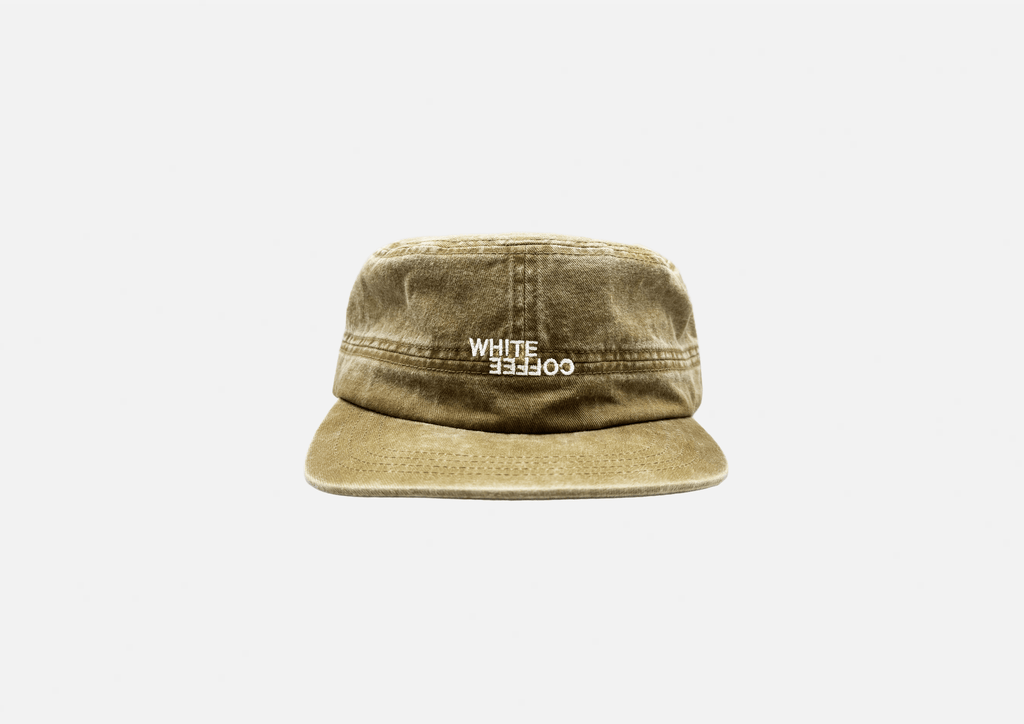 Military Logo Cap (Beige) - White Coffee