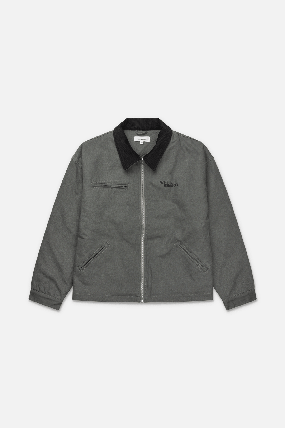 Padded work jacket (Dusty green) - WHITE COFFEE