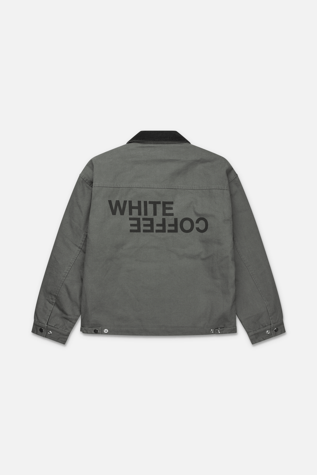 Padded work jacket (Dusty green) - WHITE COFFEE
