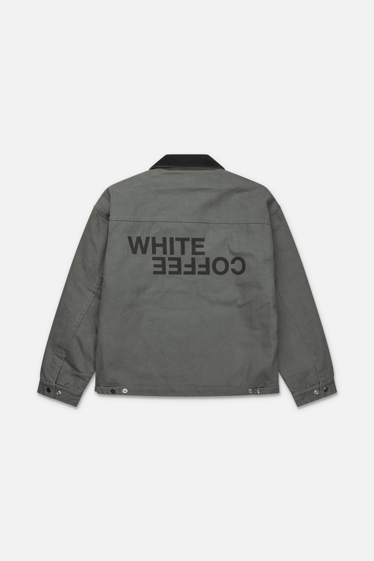 Padded work jacket (Dusty green) - WHITE COFFEE