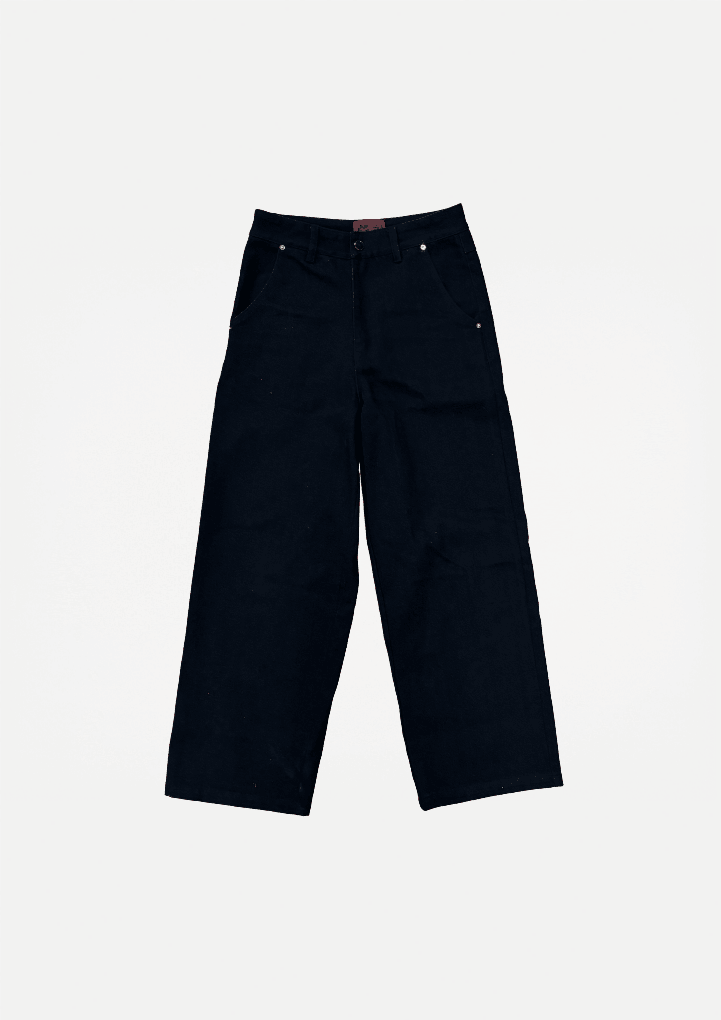 Raw denim jeans (Black) - White Coffee
