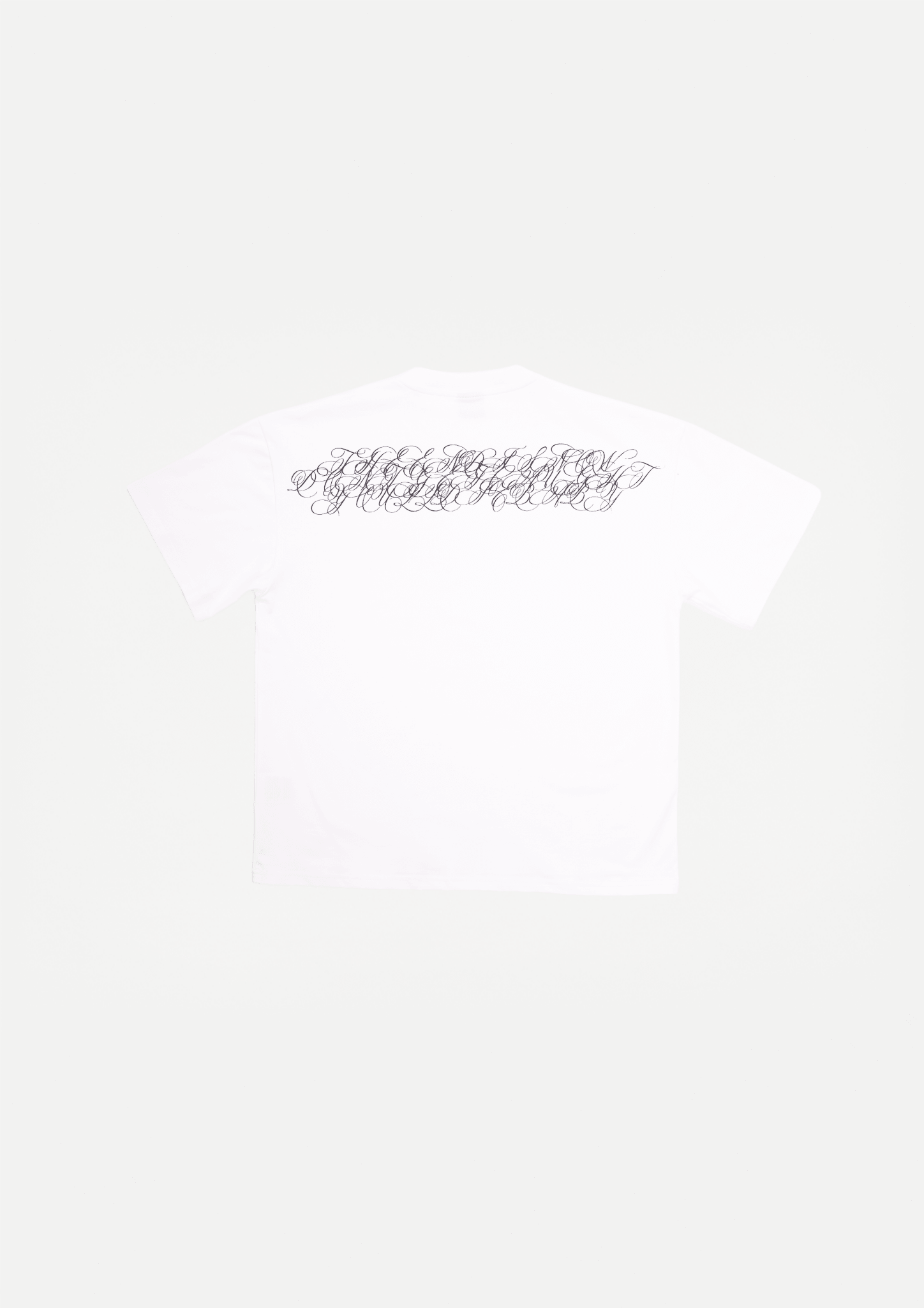 Script t-shirt (White) - White Coffee