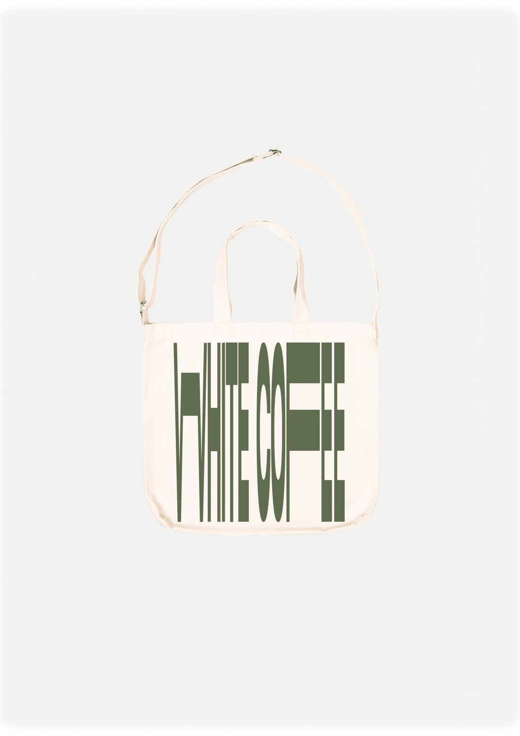 Totebag (Beige/Army) - WHITE COFFEE