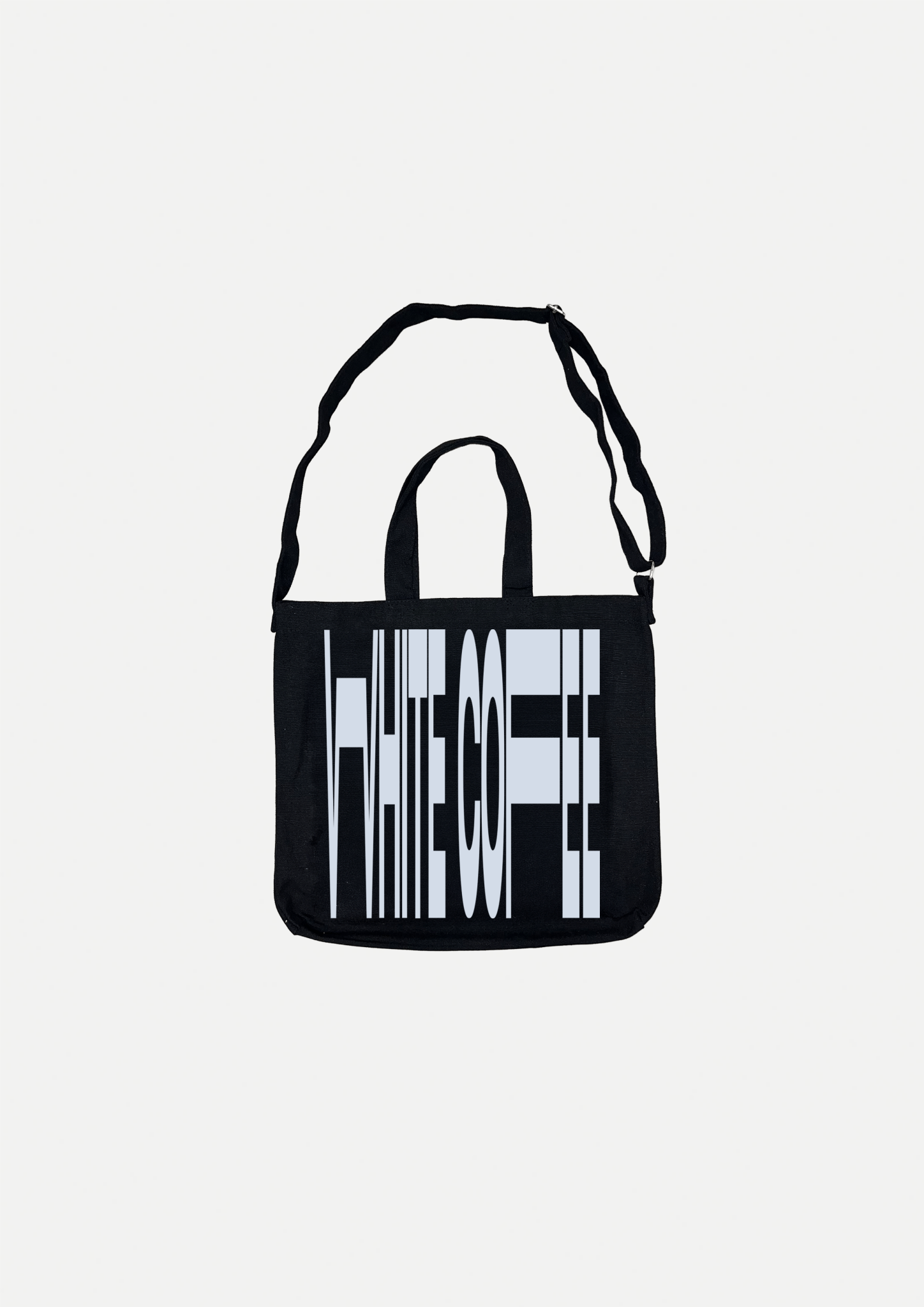 Totebag (Black/Grey) - White Coffee