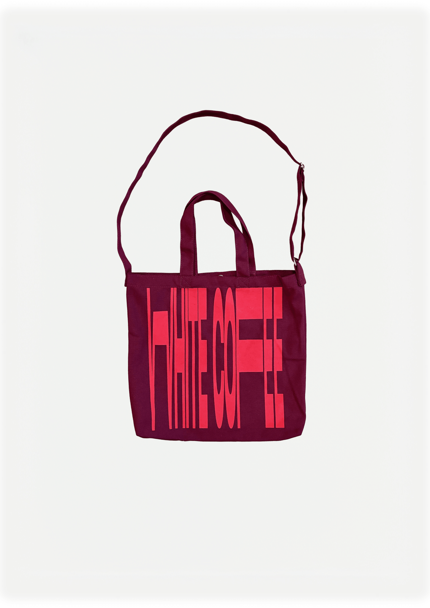 Totebag (Red/Red) - White Coffee