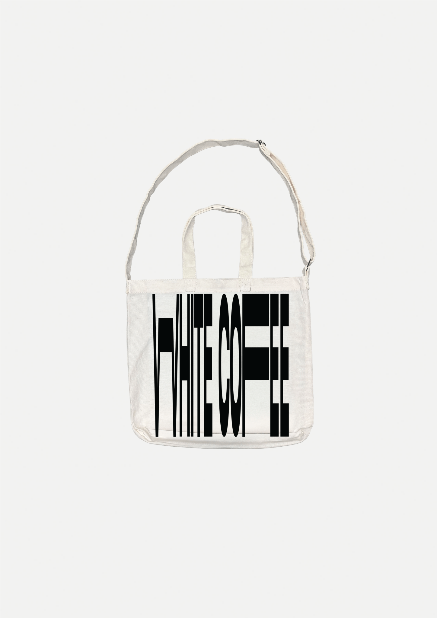Totebag (White/Black) - White Coffee