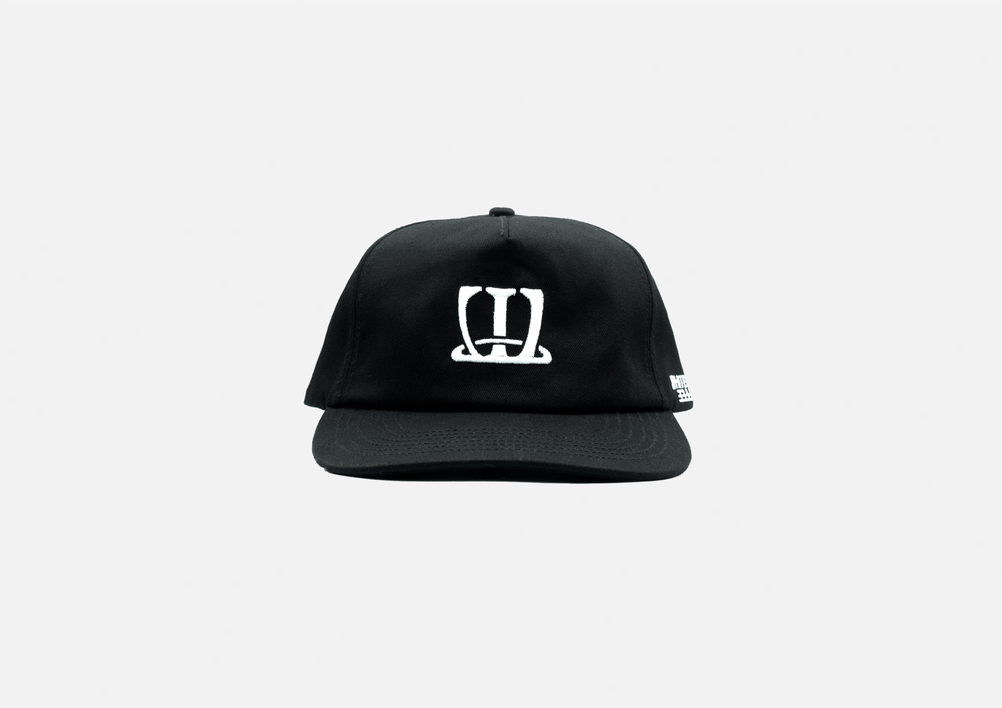 W logo cap (Black) - White Coffee