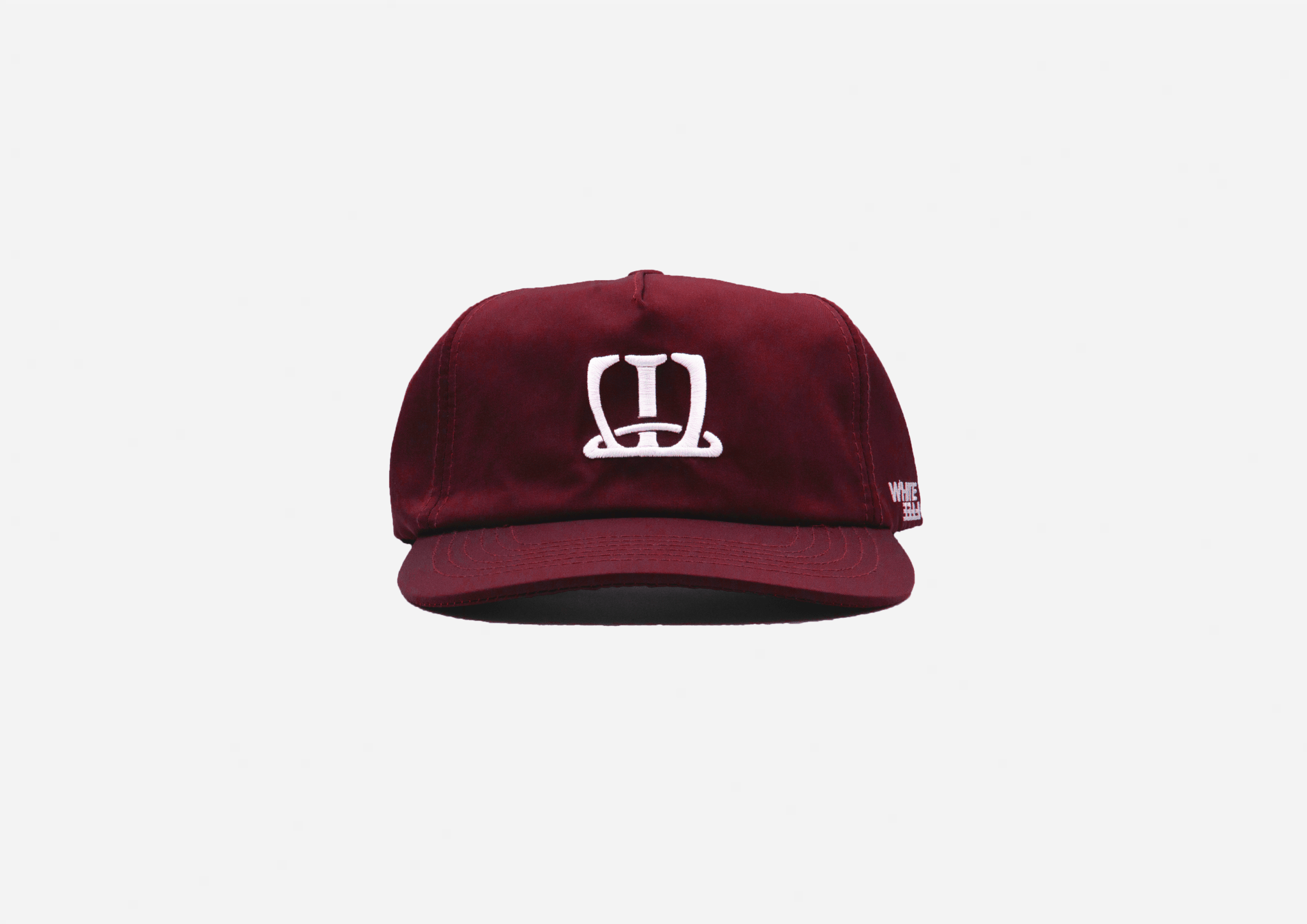 W logo cap (Bordeaux) - White Coffee