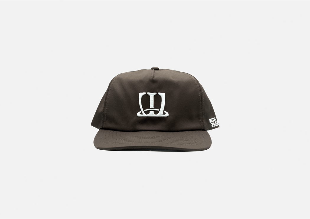 W logo cap (Brown) – White Coffee