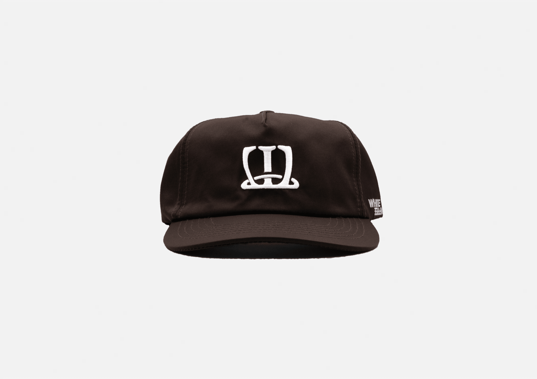 W logo cap (Brown) - White Coffee