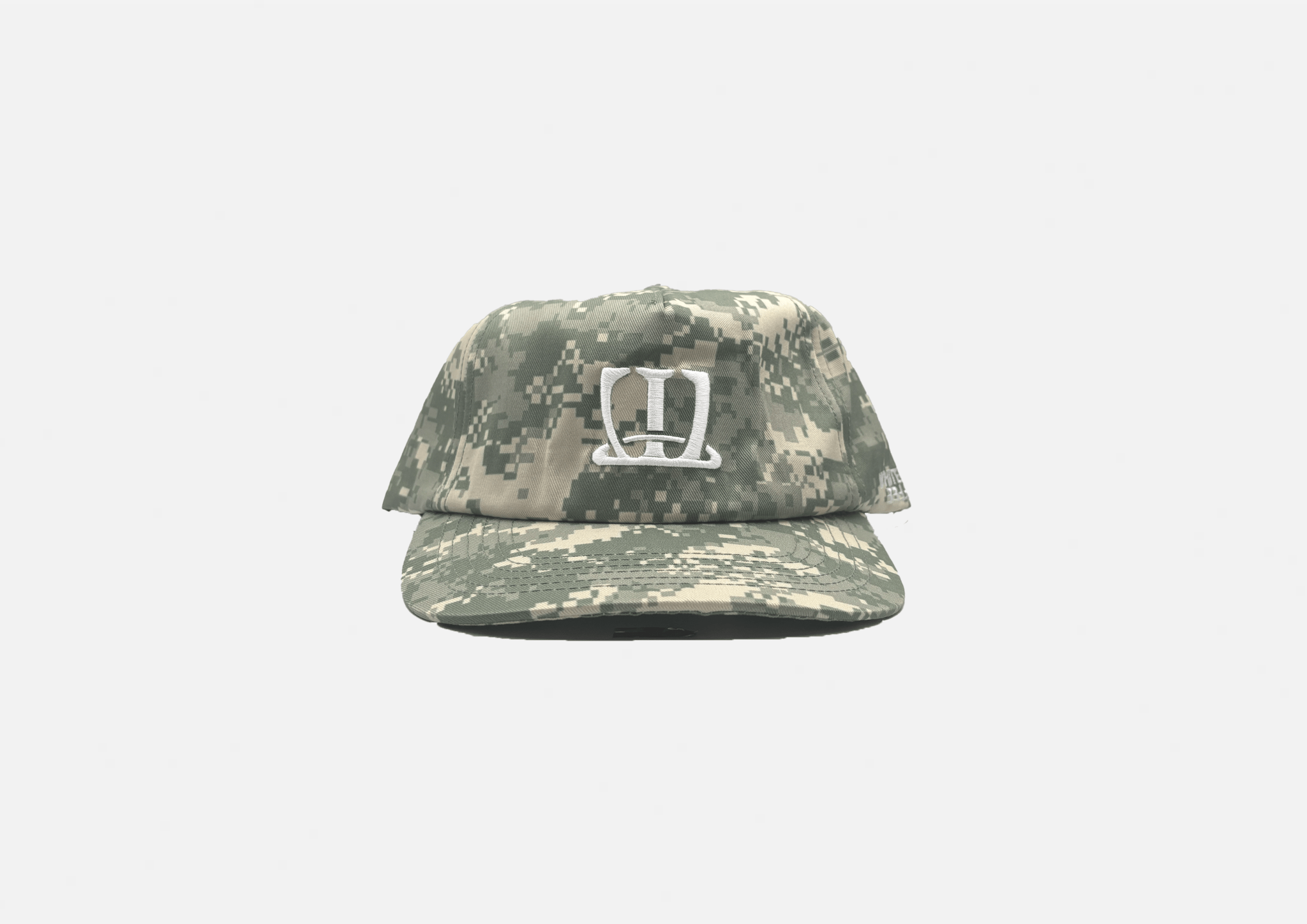 W logo cap (Digital Camo) - White Coffee