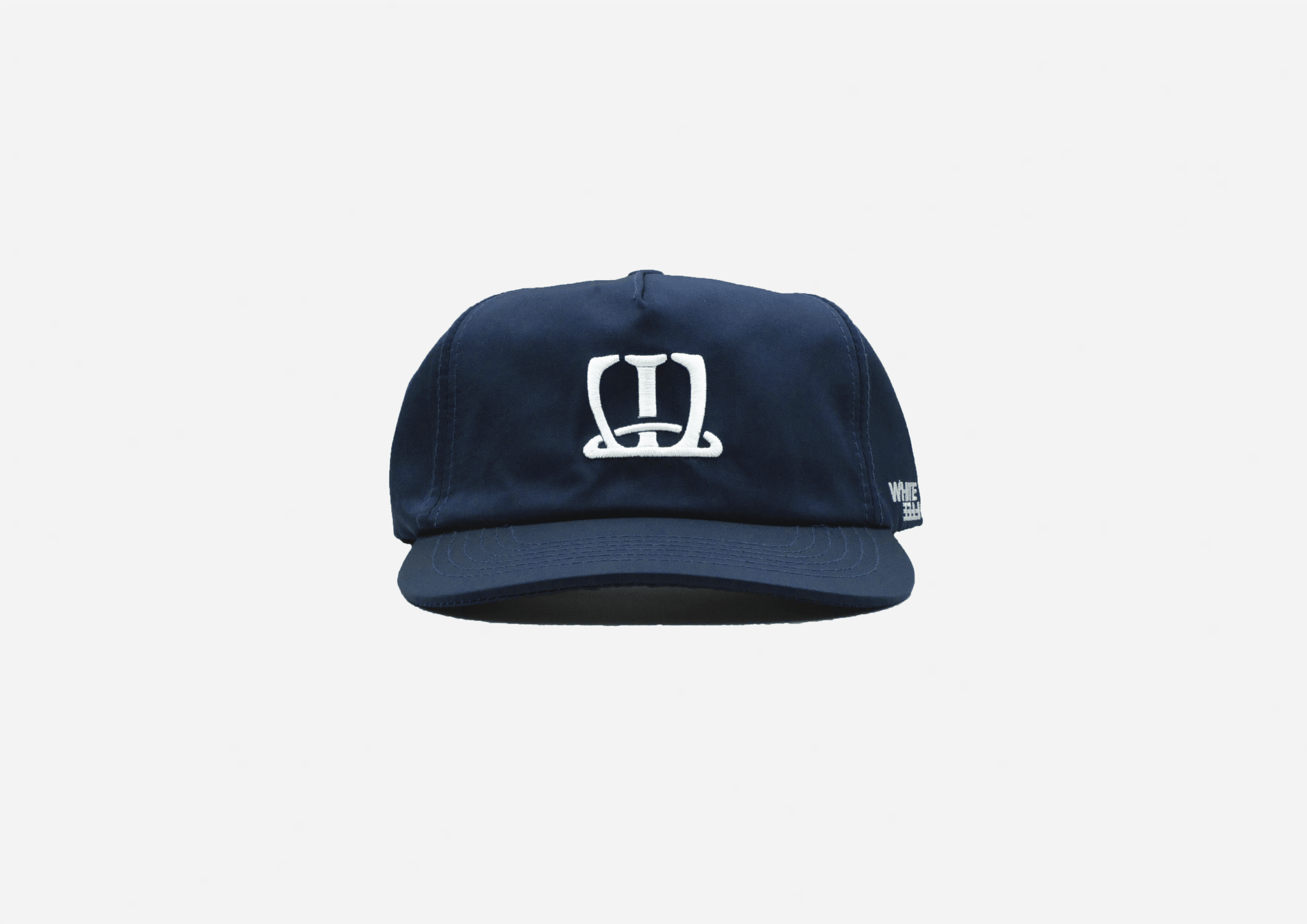 W logo cap (Navy) - White Coffee