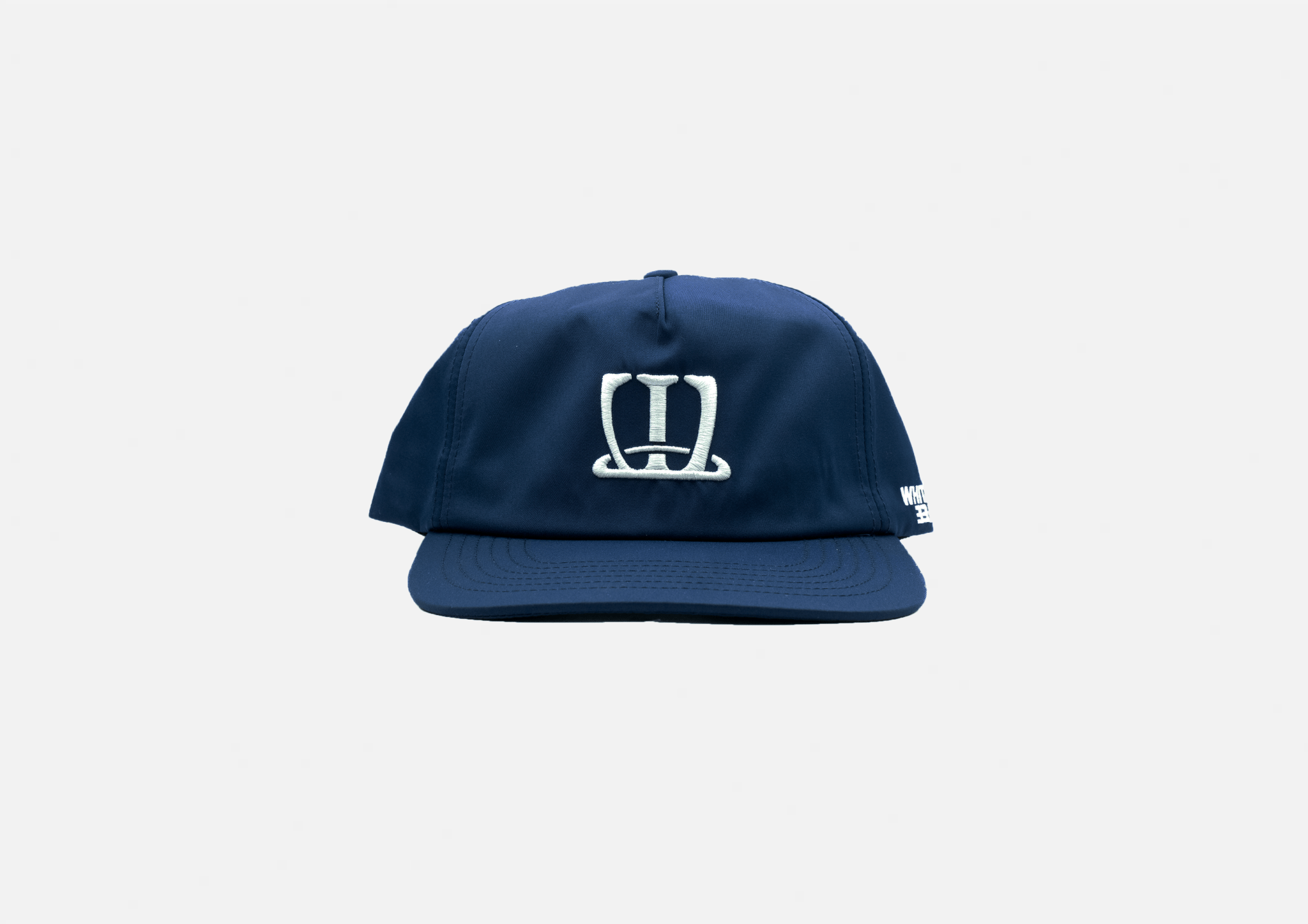 W logo cap (Navy) - White Coffee