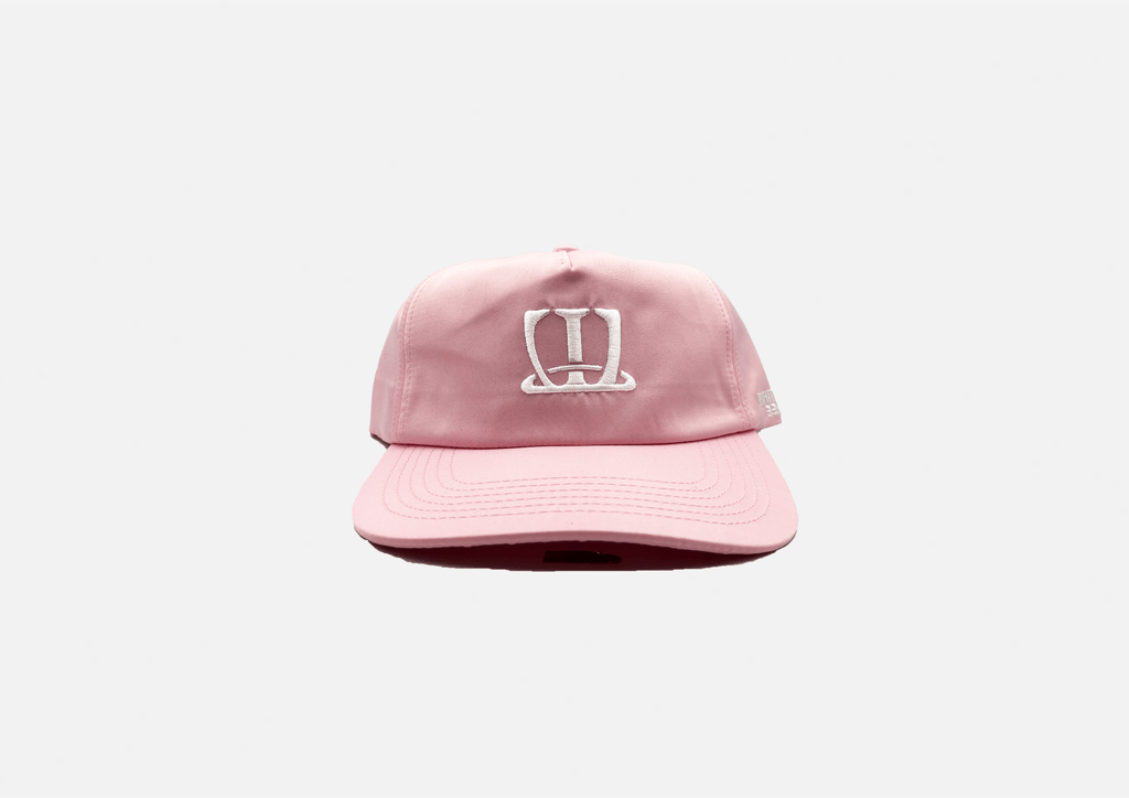 W logo cap (Pink) – White Coffee