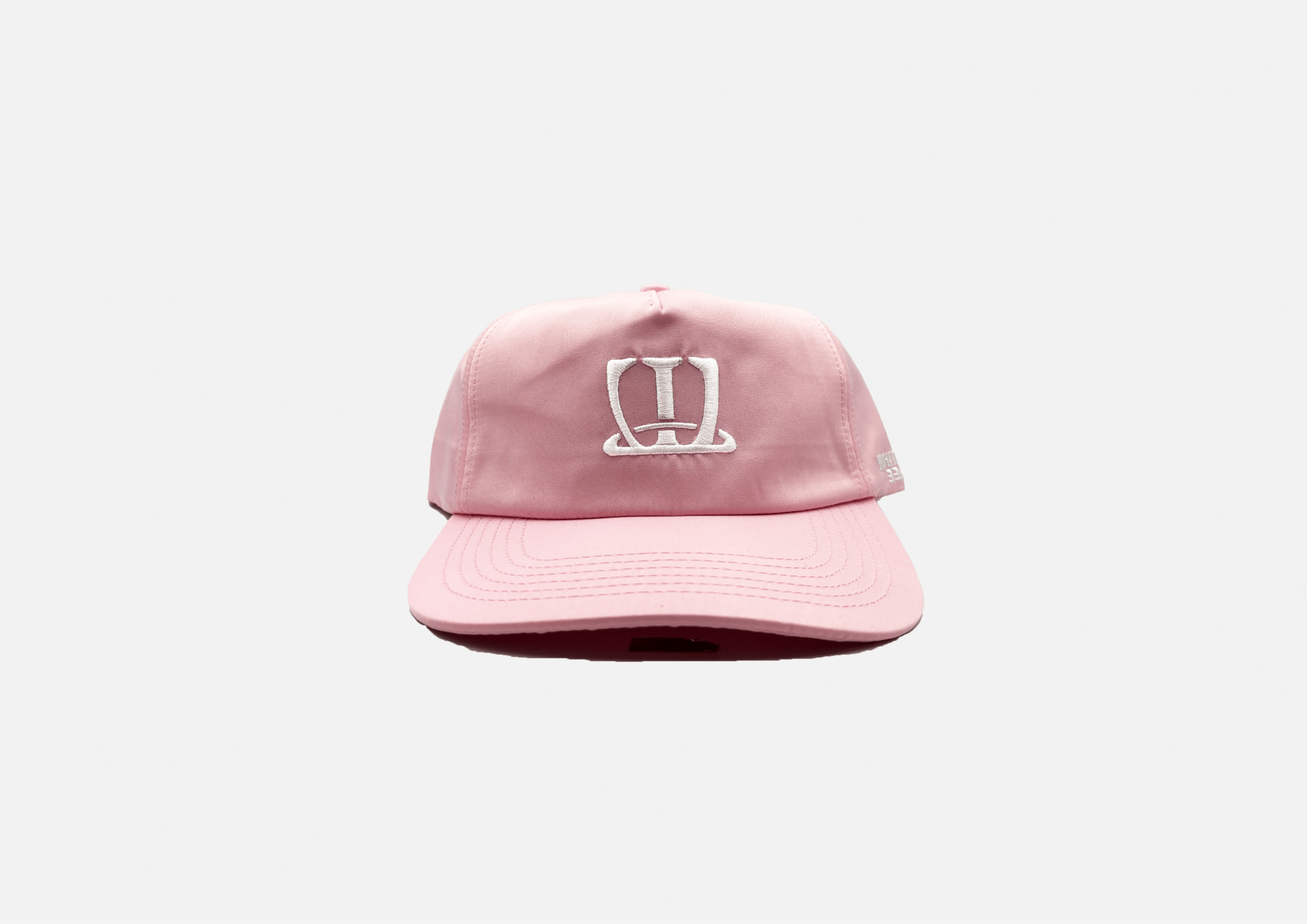 W logo cap (Pink) - White Coffee
