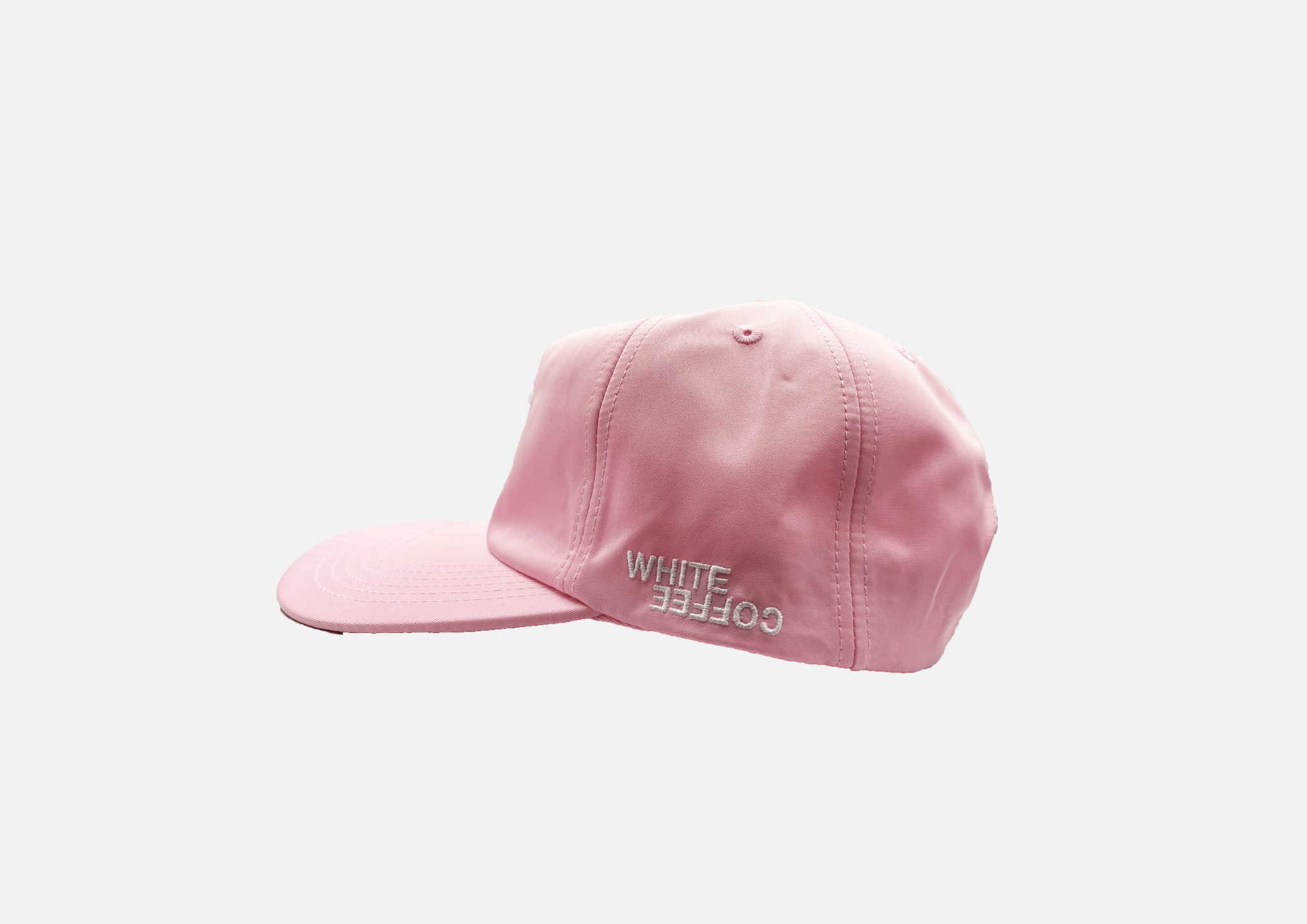 W logo cap (Pink) - White Coffee