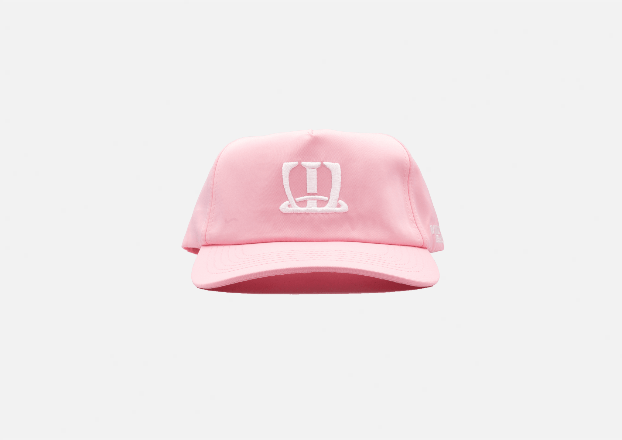 W logo cap (Pink) - White Coffee