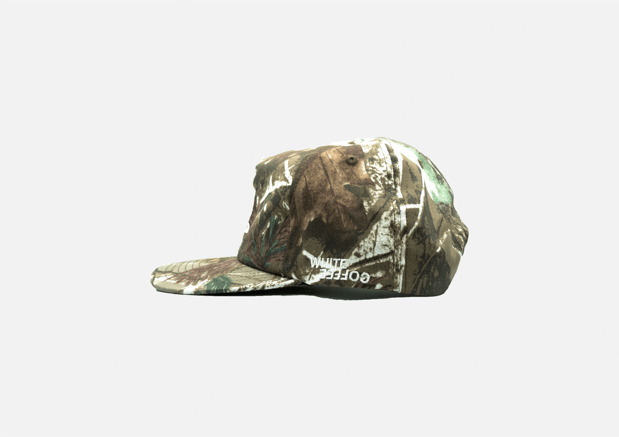 W logo cap (Real tree camo) - White Coffee