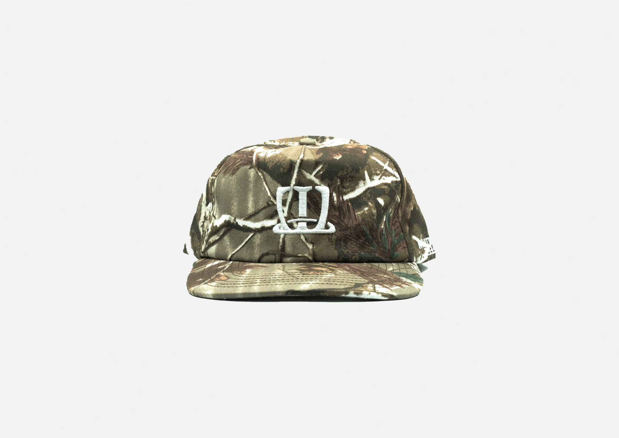 W logo cap (Real tree camo) - White Coffee