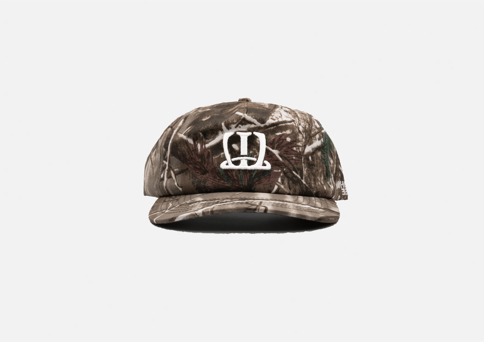 W logo cap (Real tree camo) - White Coffee